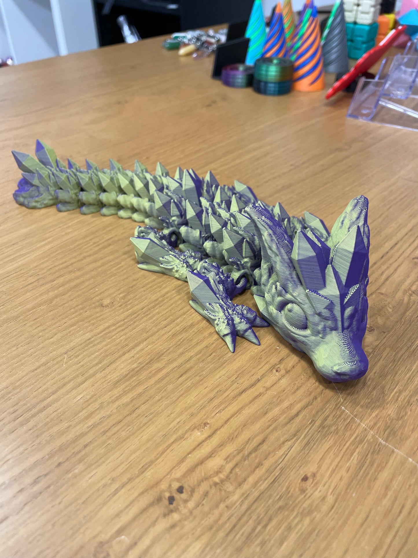 Baby Crystal Wolf Dragon