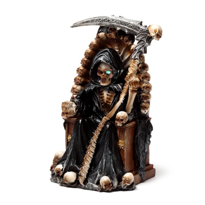 The Reaper of Death LED Throne of Skulls