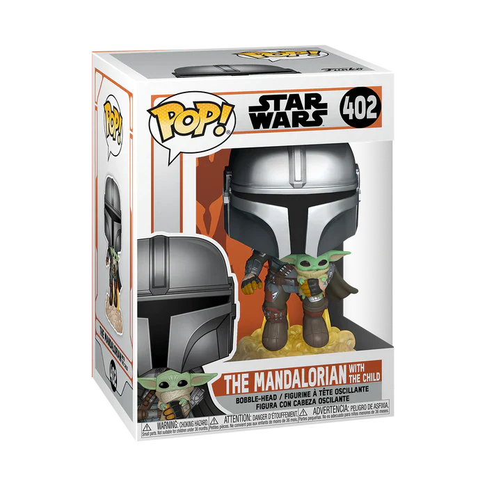 POP Star Wars: Mandalorian - Mando Flying w/Jet - ES Sabers