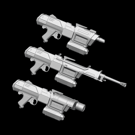 DC-17M Republic Commando Blaster - Printed DIY