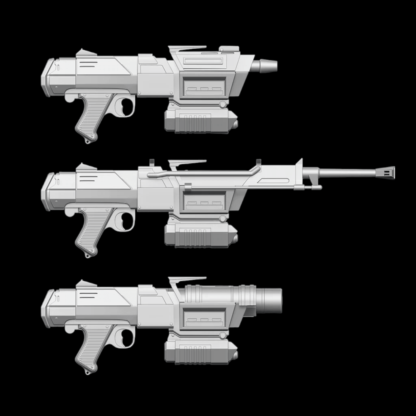 DC-17M Republic Commando Blaster - Printed DIY