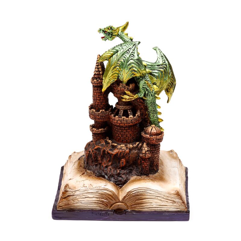 Dark Legends LED Enchanted Fairytale Castle Earth Dragon