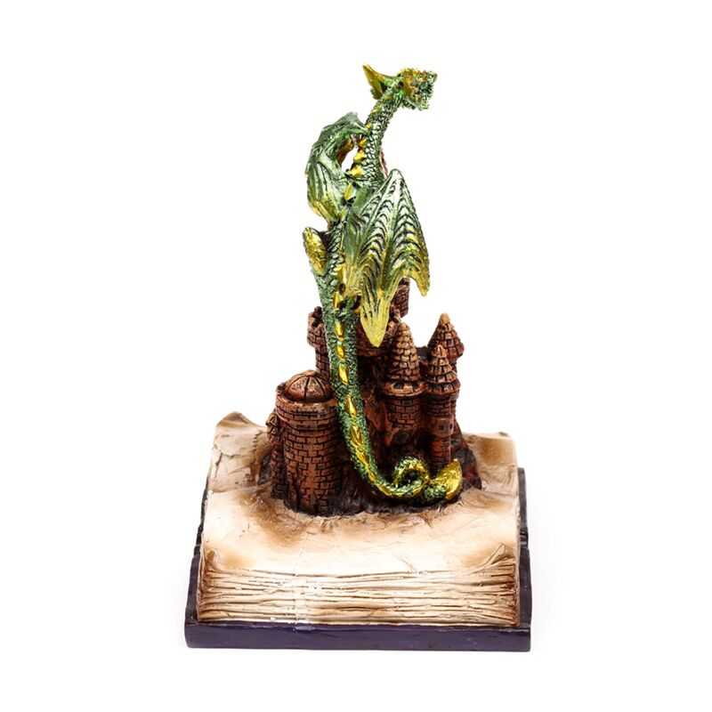 Dark Legends LED Enchanted Fairytale Castle Earth Dragon