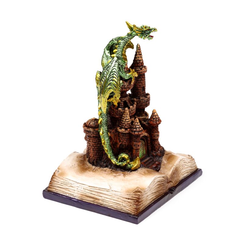 Dark Legends LED Enchanted Fairytale Castle Earth Dragon