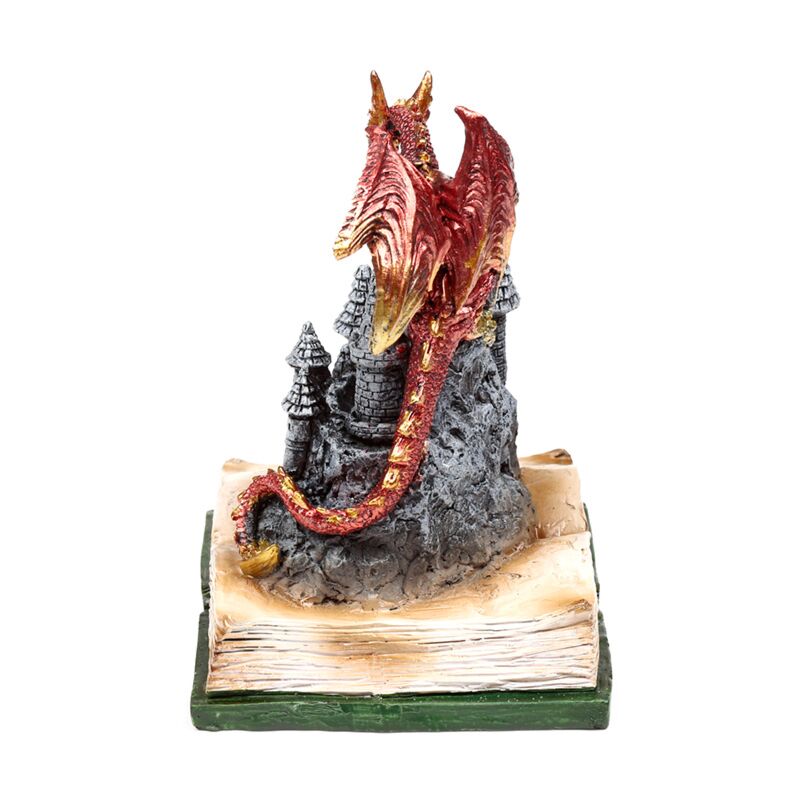Dark Legends LED Enchanted Fairytale Castle Fire Dragon