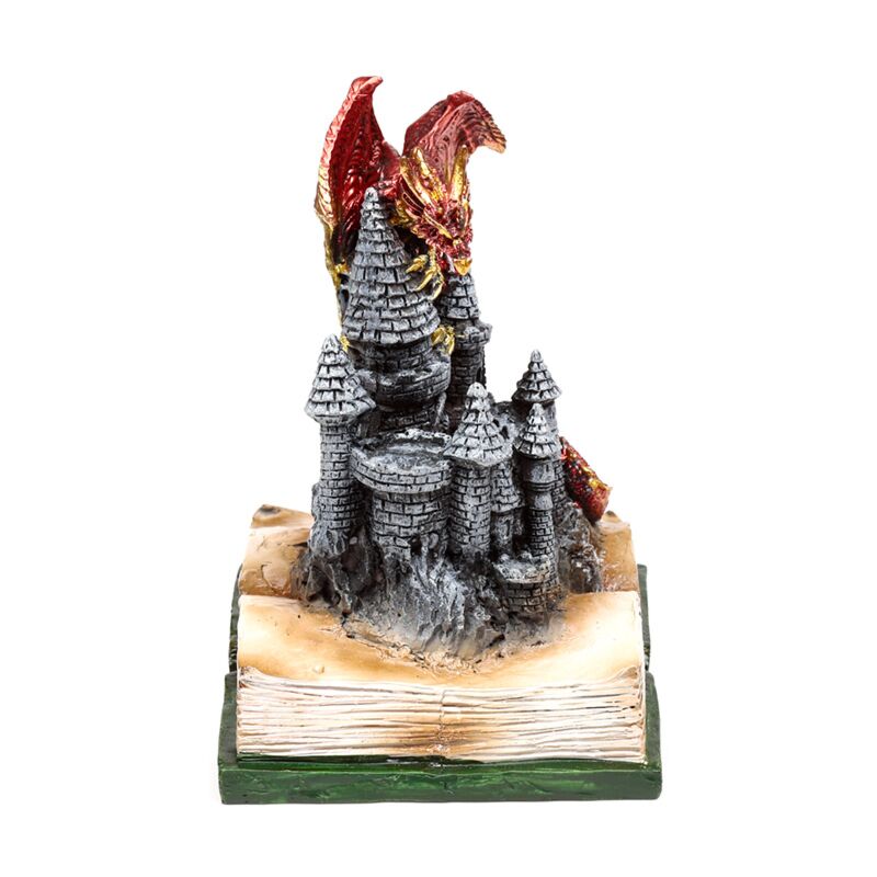 Dark Legends LED Enchanted Fairytale Castle Fire Dragon