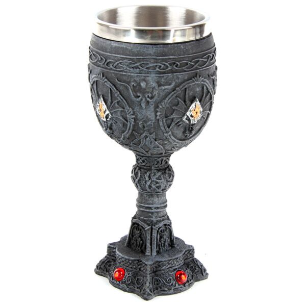 Celtic Stone Effect Dragon Goblet