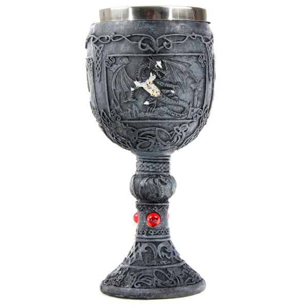 Celtic Stone Effect Dragon Goblet
