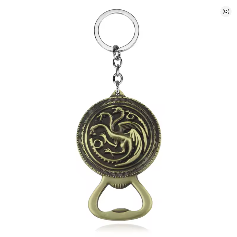 Game of Thrones Keyring - Fire and Blood - Targaryen