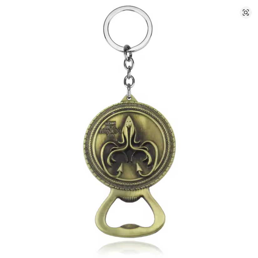 Game of Thrones Keyring - We Do Not Sow - Greyjoy