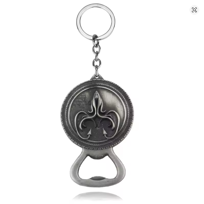 Game of Thrones Keyring - We Do Not Sow - Greyjoy