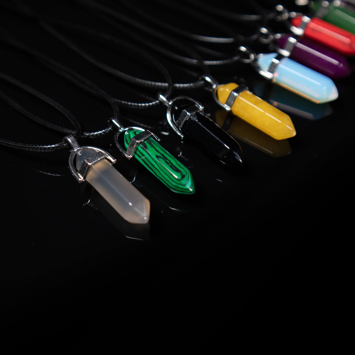 Kyber Crystal Pendant Necklace