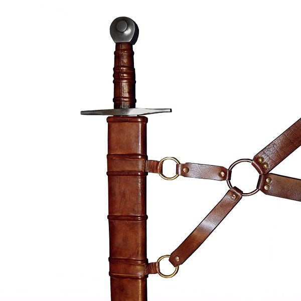 Late Medieval Sword Belt- Brown