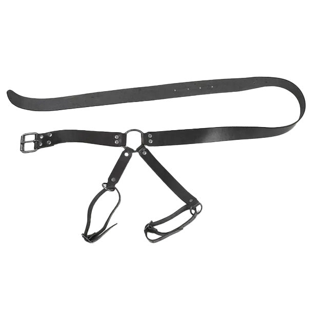 Late Medieval Sword Belt - PU Leather Black