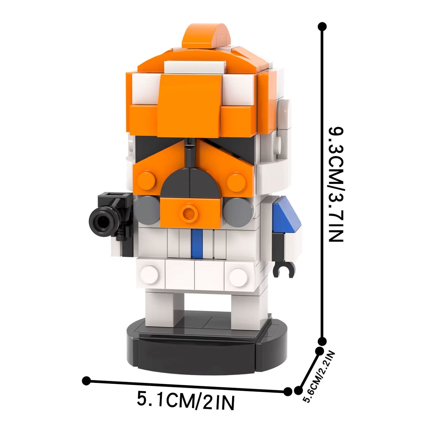 Clone Trooper 332nd - MOC Micro Blocks