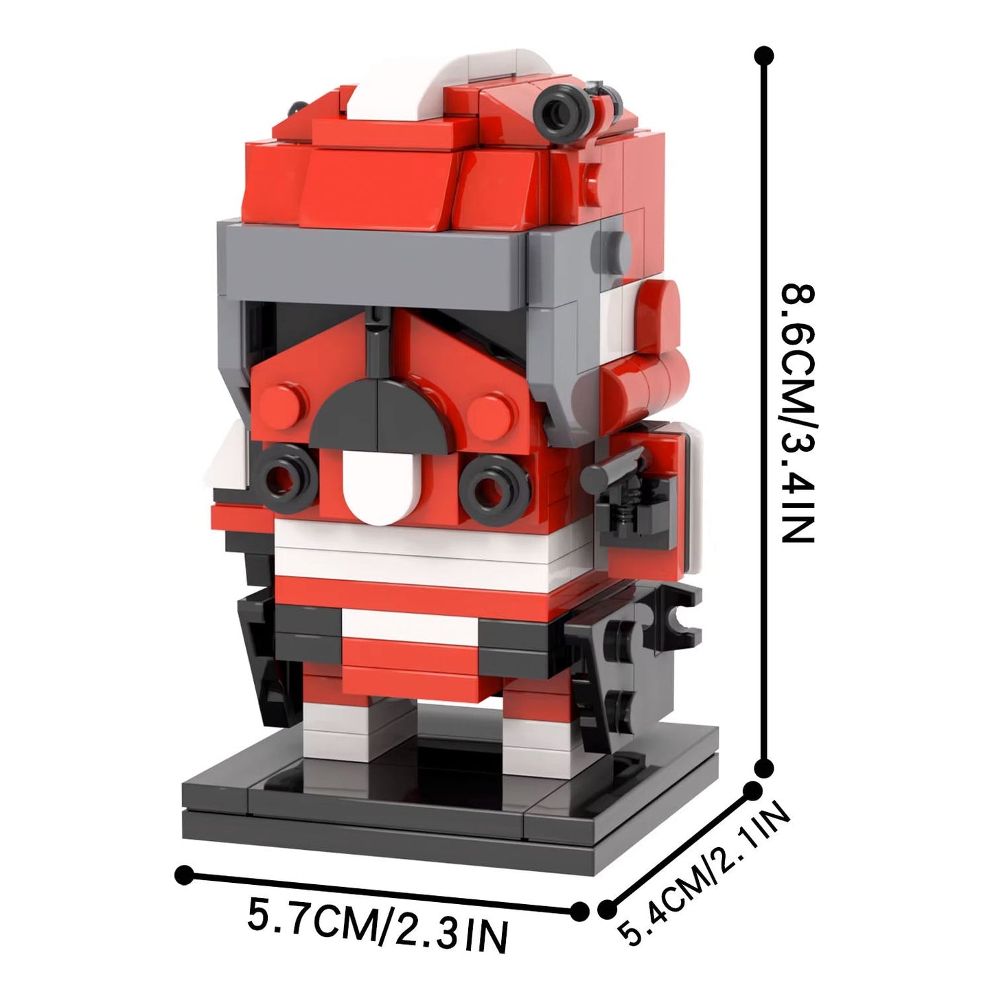 Red Trooper - MOC Micro Blocks