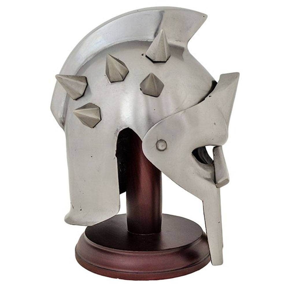 Miniature Roman Gladiator Helmet - with Stand