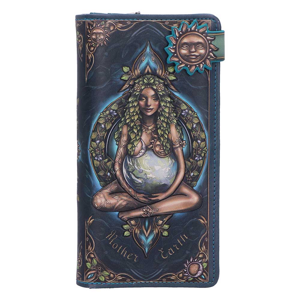 Mother Earth Embossed Purse 18.5cm