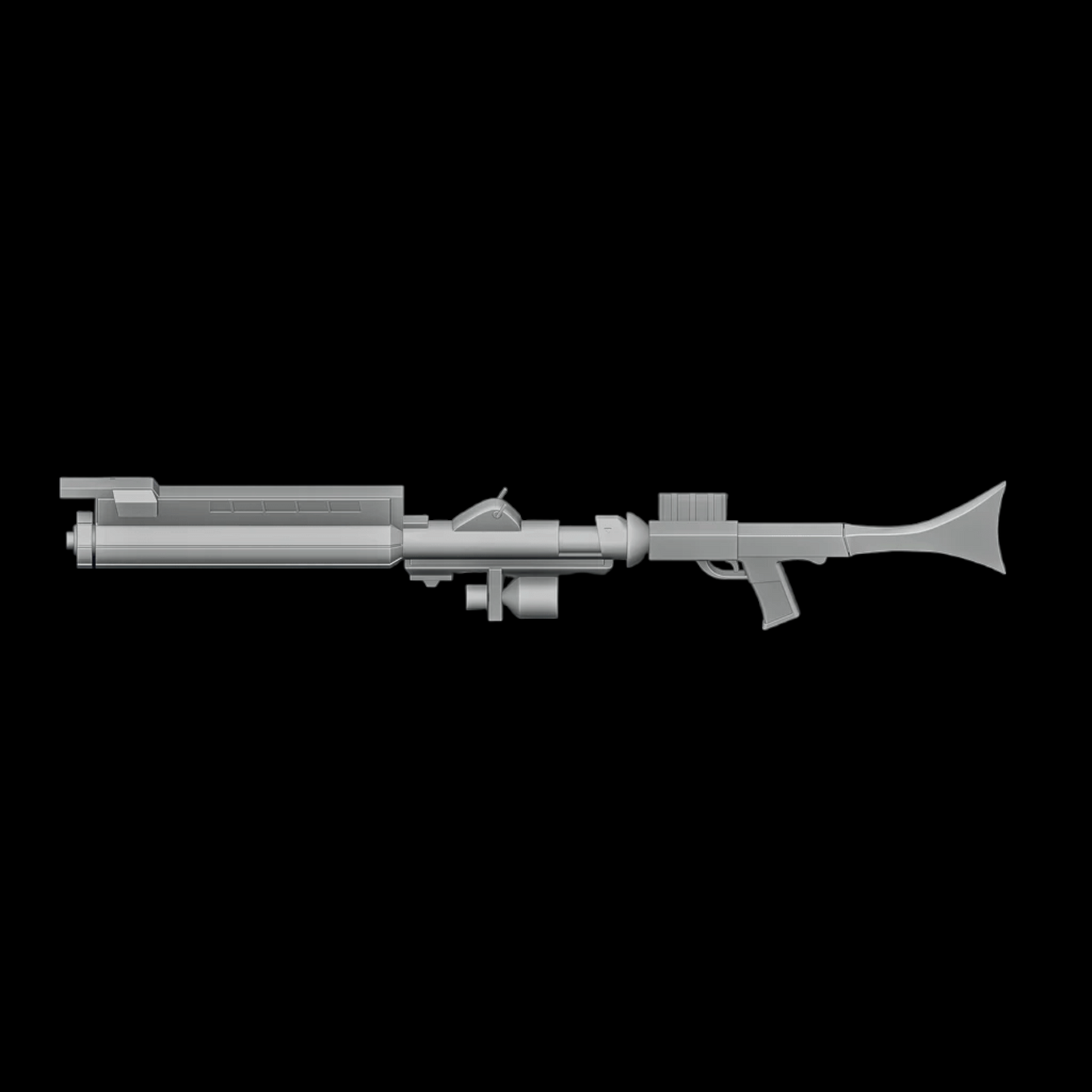 DC-15A Blaster Rifle Animated - Printed DIY